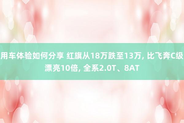 用车体验如何分享 红旗从18万跌至13万, 比飞奔C级漂亮10倍, 全系2.0T、8AT